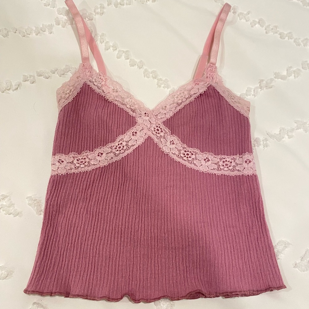 Urban Outfitters Lace Lined Tank